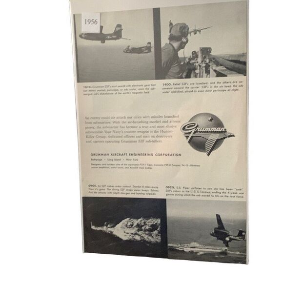 Vintage 1956 Grumman Aircraft Engineering Ad Advertisement - Picture 4 of 4